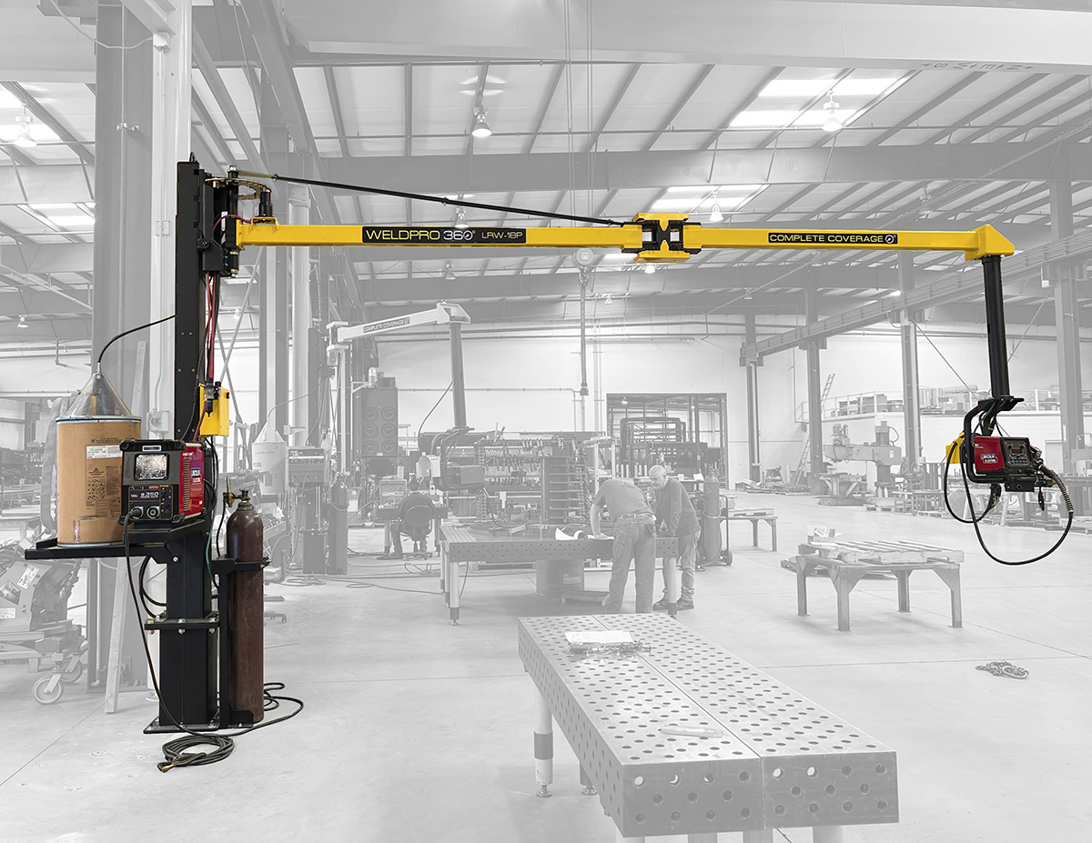 WeldPro 360 LRW 18P Mig Welding Arm Double Articulated Boom